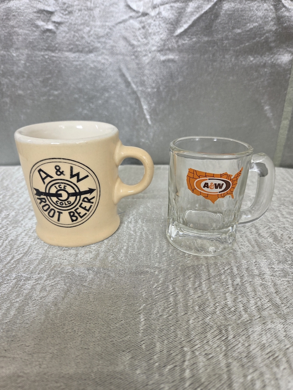 Vintage A&W Mugs.